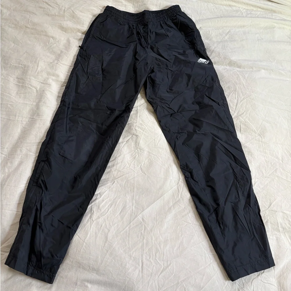 Adidas Mens Black Track Pants - Picture 2 of 5